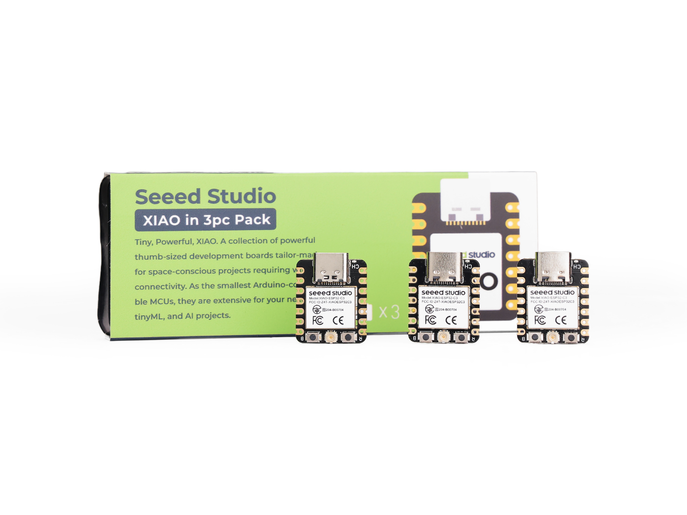 3 PCS Pacote XIAO ESP32C3 Mini - Esp32 Uart Module avaliação e preço