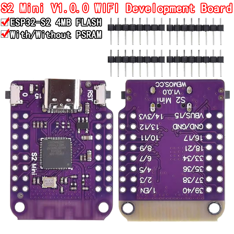 ESP32 S2 Mini V1.0.0 - Placa L - Esp32 S2 avaliação e preço