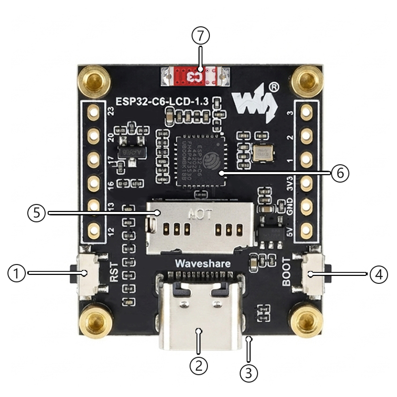 ESP32-C6 placa de desenvolvime - Espressif Esp32 avaliação e preço
