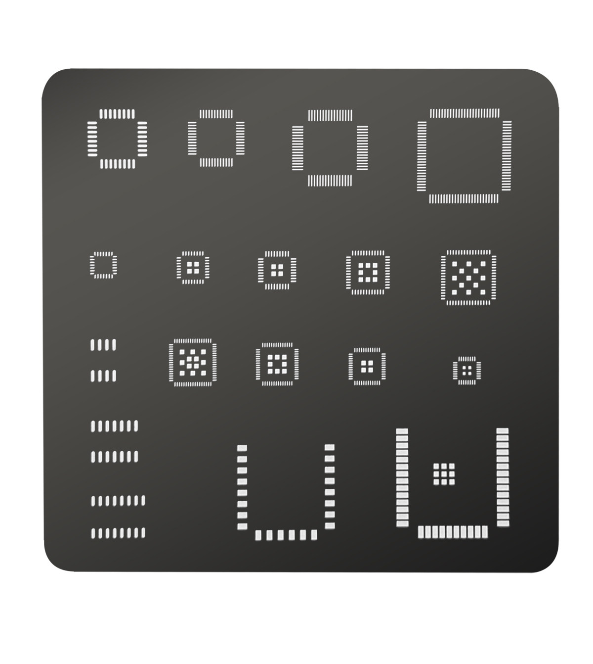 Stencil Universal IC QFP QFN S - Esp32 avaliação e preço