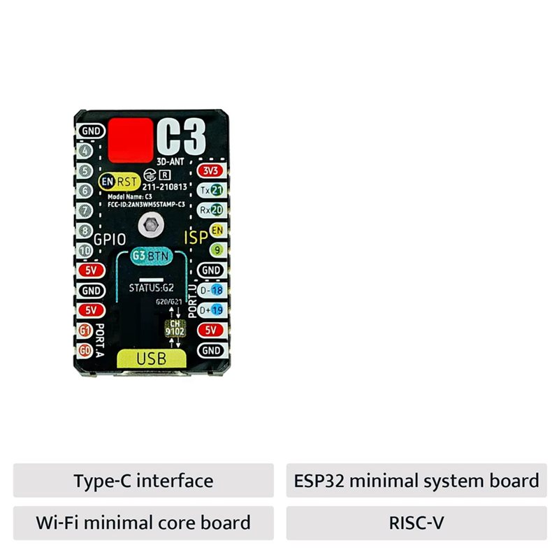 Placa de Desenvolvimento A99E- - Esp32 C3 avaliação e preço